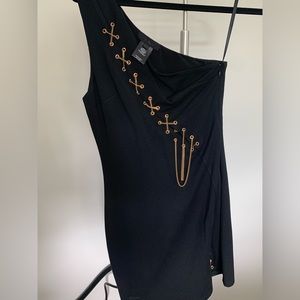 H:ours black dress